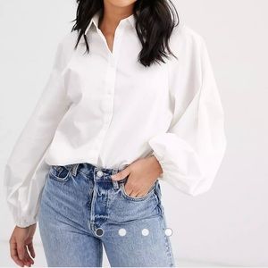 ASOS Puff Sleeve Blouse